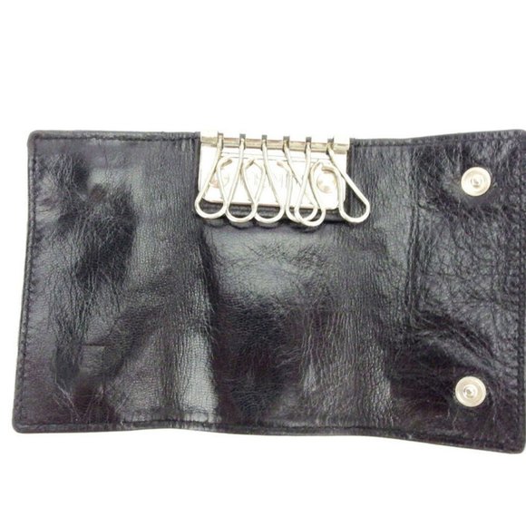 FENDI key case Zucca canvas �~ leather Auth used T9913 - Picture 4 of 6